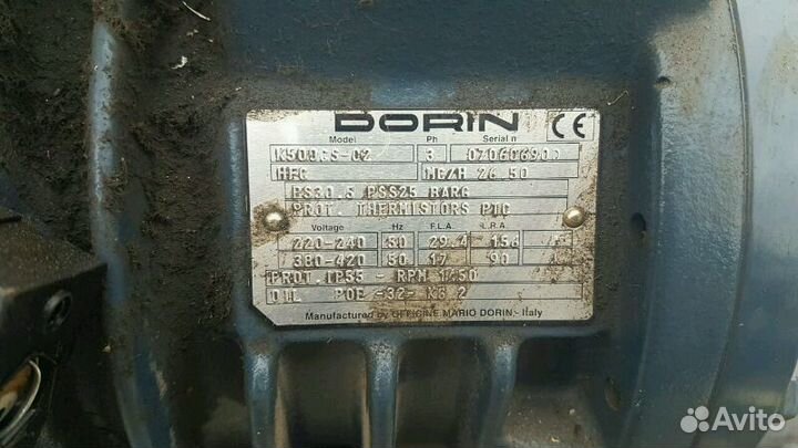 Компрессор низкотемп Dorin K 500 CS Тем -18 150 м3