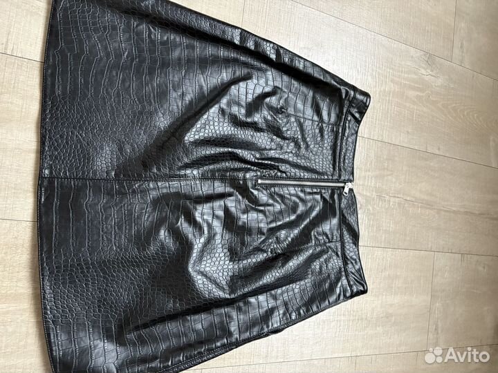 Кожаная юбка