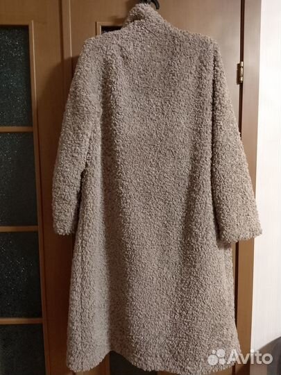 Искусственная шуба длинная тедди