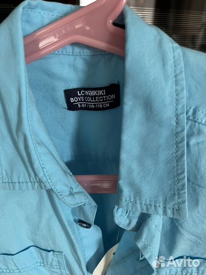 Новая рубашка на мальчика 110-116