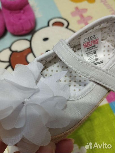 Обувь для девочки до года