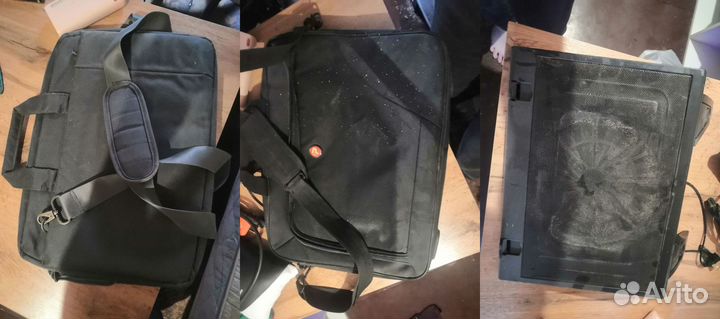 4 ноутбука asus, HP, lenovo на запчасти + сумки