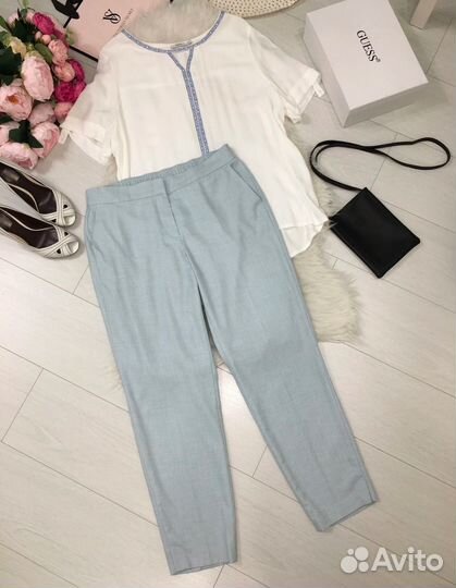 Gerry weber брюки, блузка Cecil 50/52, см замеры