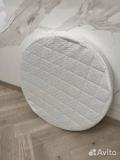 Матрас детский круглый+простыни