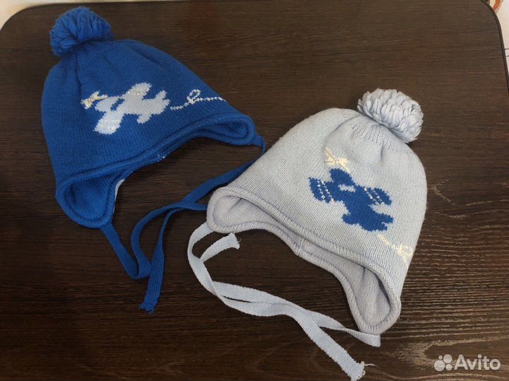 Шапки для двойни зимние