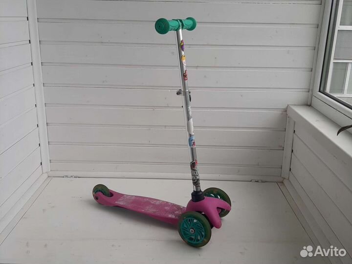 Самокат детский трехколесный бу