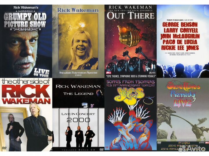 Коллекция фирменных музыкальных CD и DVD