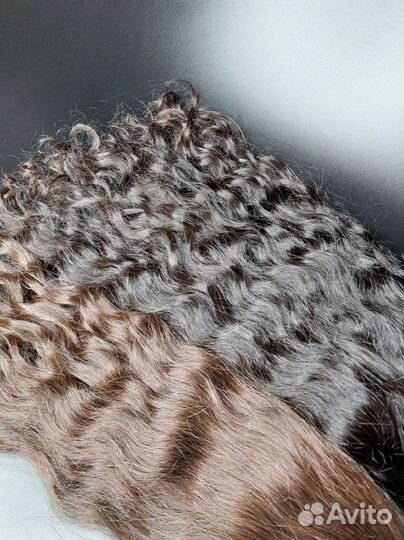 Волосы для наращивания Exclusive в срезе, кудри