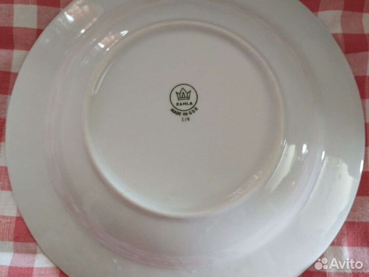 Тарелки фарфоровые суповые ГДР