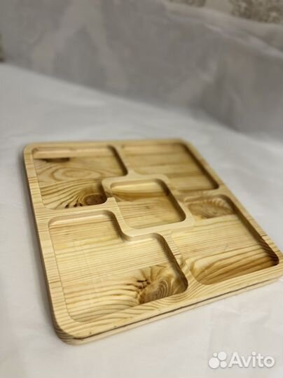 Квадратная менажница тарелка для закусок