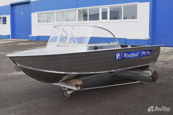 Новая алюминиевая моторная лодка Wyatboat 390 Pro