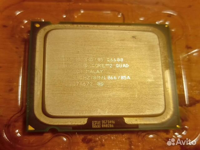 Q6600, 4 ядра, 2.4GHz, 8MB кэш