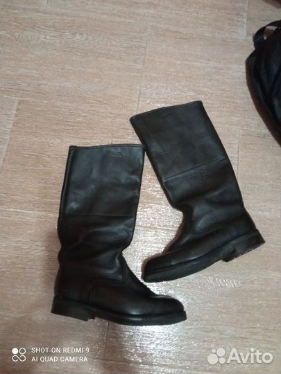 Сапоги юфтевые