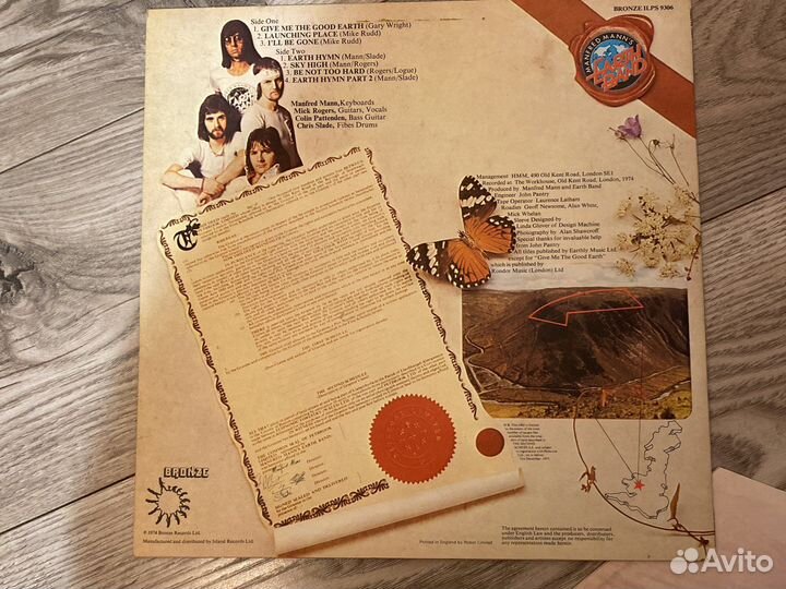 Manfred Mann The Good Earth lp UK