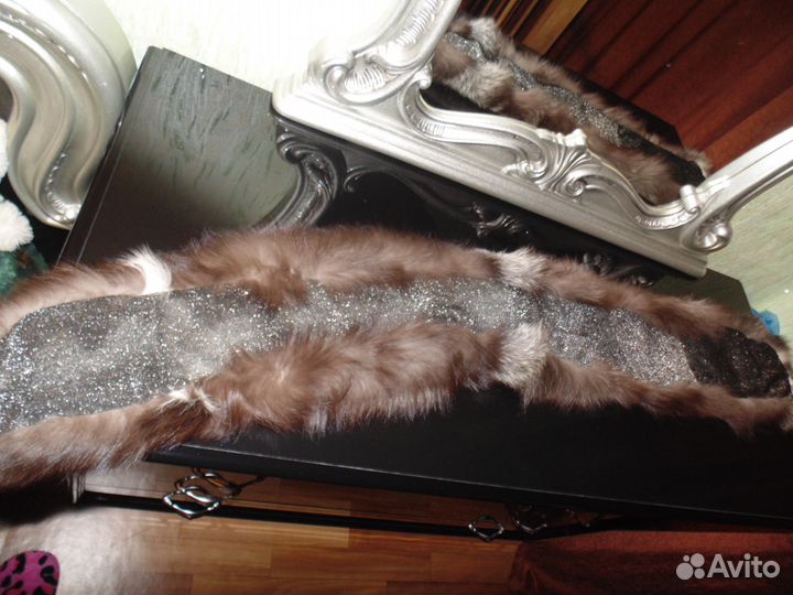 Воротник чернобурка