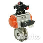 Кран шаровой DN.ru кшмфп.316.200 Ду50 Ру16, полнопроходной межфланцевый, нержавеющая сталь SS316, уп