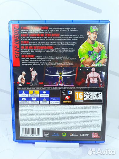 Диск для PS4 WWE 2K20 б/у с гарантией