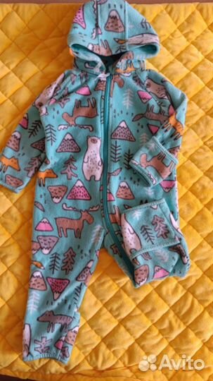 Флисовый комбинезон crockid 80-86