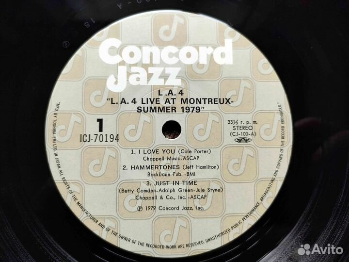 L.A.4 – Live AT Montreux Concord Jazz – ICJ-70194