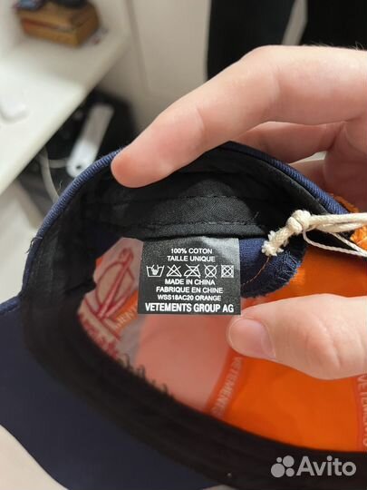 Vetements zurich кепка