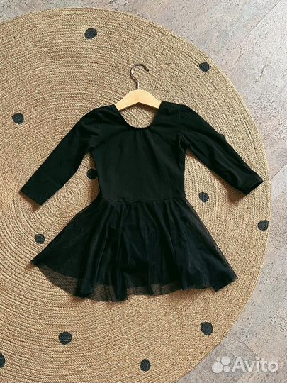 Купальник спортивный для танцев черный