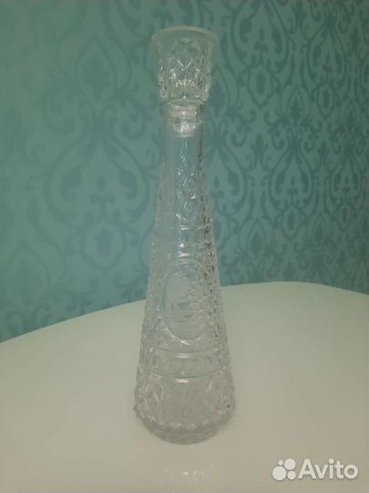 Графин Штоф Бокалы Рюмки хрусталь винтаж СССР