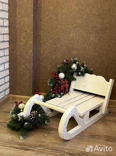 Новогодний подарок кашпо