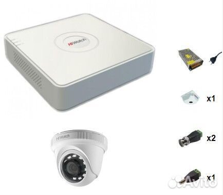 Комплект видеонаблюдения HiWatch 1 камера 1080N
