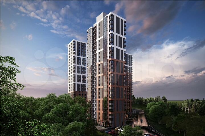 3-к. квартира, 53,7 м², 24/25 эт.