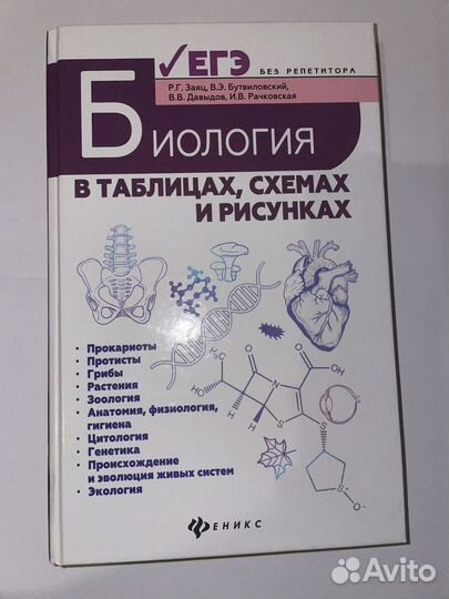Биология ЕГЭ в схемах и таблицах