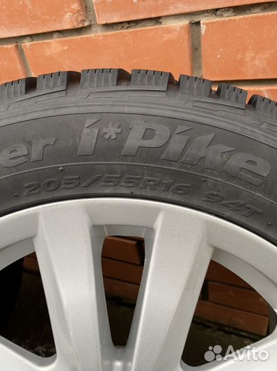 Резина зимняя с литыми дисками R16