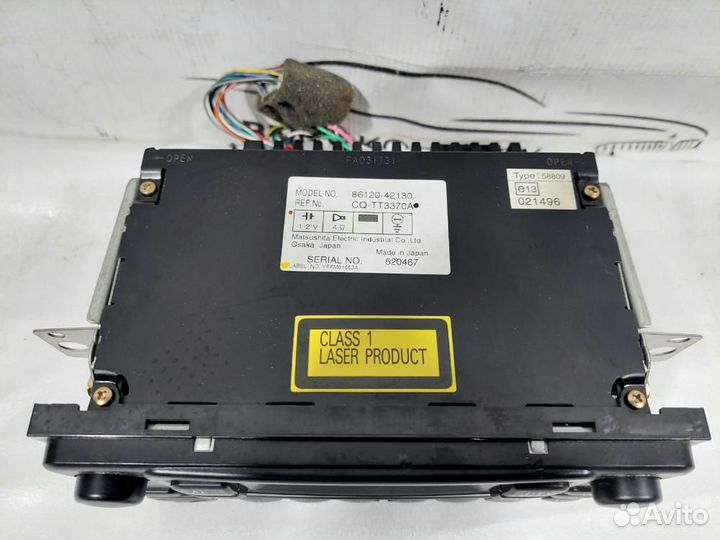 Магнитола (2000-2006) Toyota RAV4 2