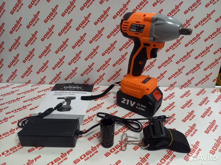 Гайковерт аккумуляторный daman DIW21C-4BL
