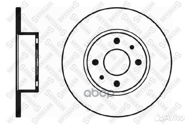 6020-9928-SX диск тормозной задний Alfa Romeo