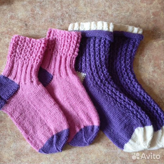 Носки вязаные ручной работы женские