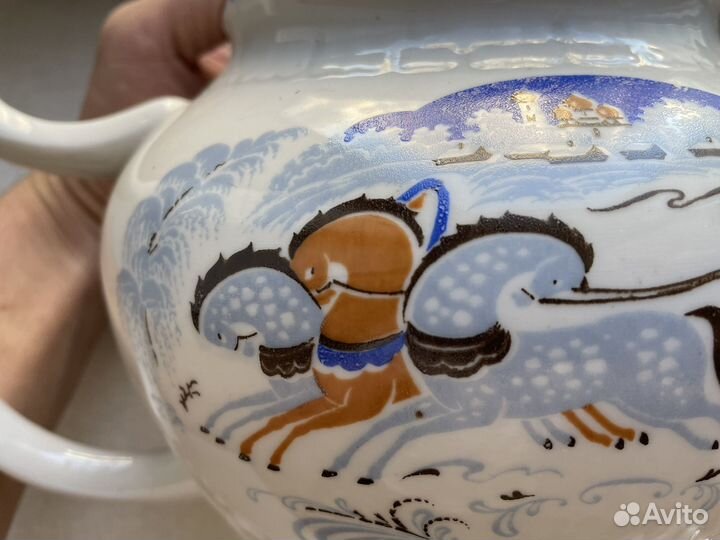 Большой чайник винтажный СССР