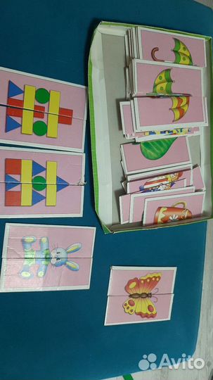 Развивающие игры от 2 лет: половинки и лото