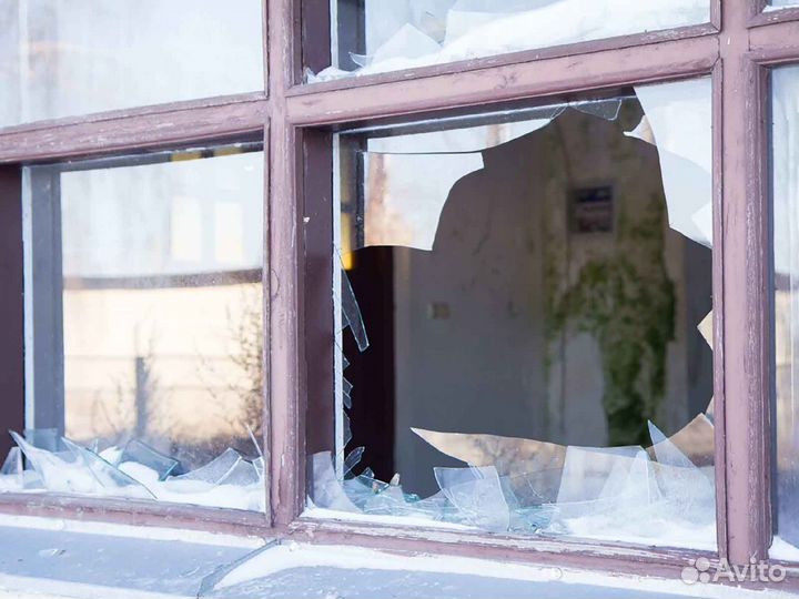 Ремонт окон, стеклопакет обычный RAL32056