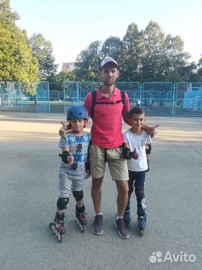 Обучение катанию на коньках и роликах. Тренер