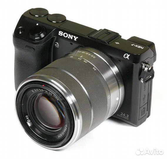Sony E 18-55mm f/3.5-5.6 OSS+Бленда+Две крышки+