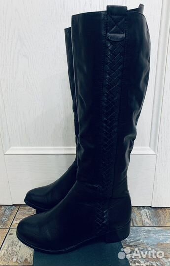 Сапоги кожаные женские р - 37.5. Сапоги зимние