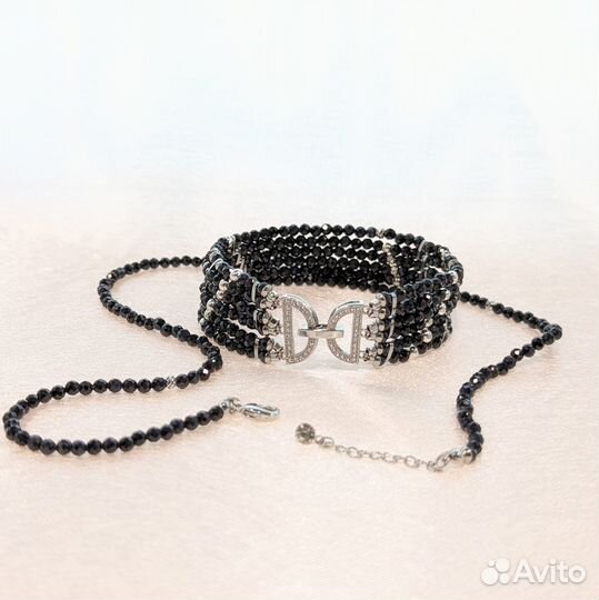 Украшение ручной работы: чокер и браслет / подарок