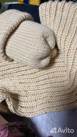 Шапка и снуд женский