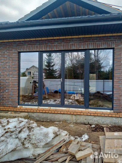 Остекление коттеджа пластиковые окна