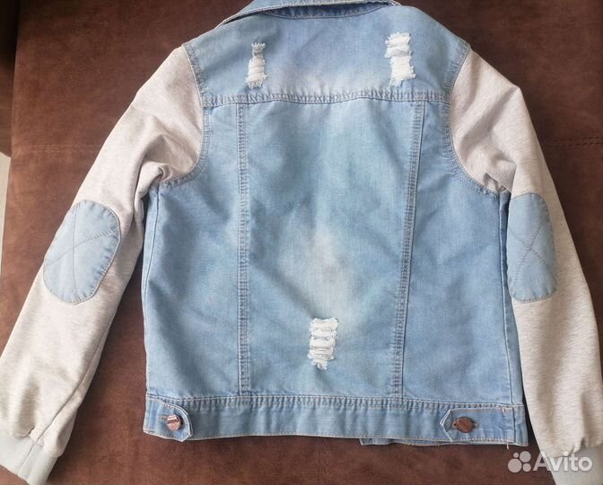 Джинсовая куртка для мальчика 146
