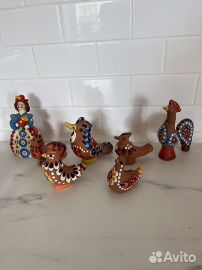 Дымовские игрушки, свистульки СССР