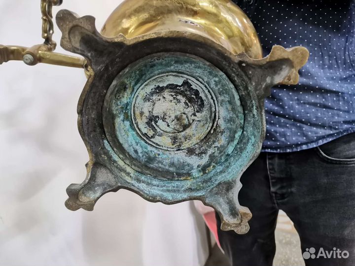 Самовар Угольный Латунь 7 литров 1947 год