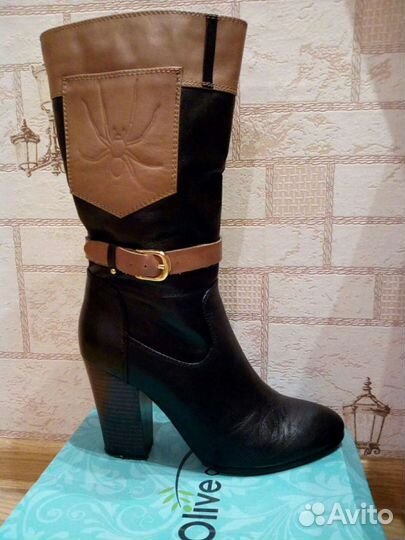 Сапоги нат.кожа