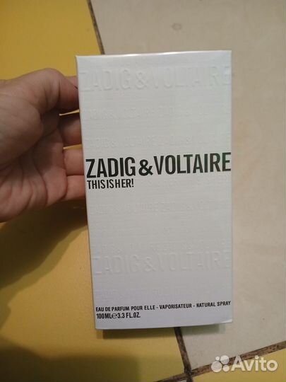 Zadig voltaire духи this is her, 100 мл