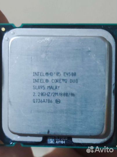 Intel Core 2 duo e4500